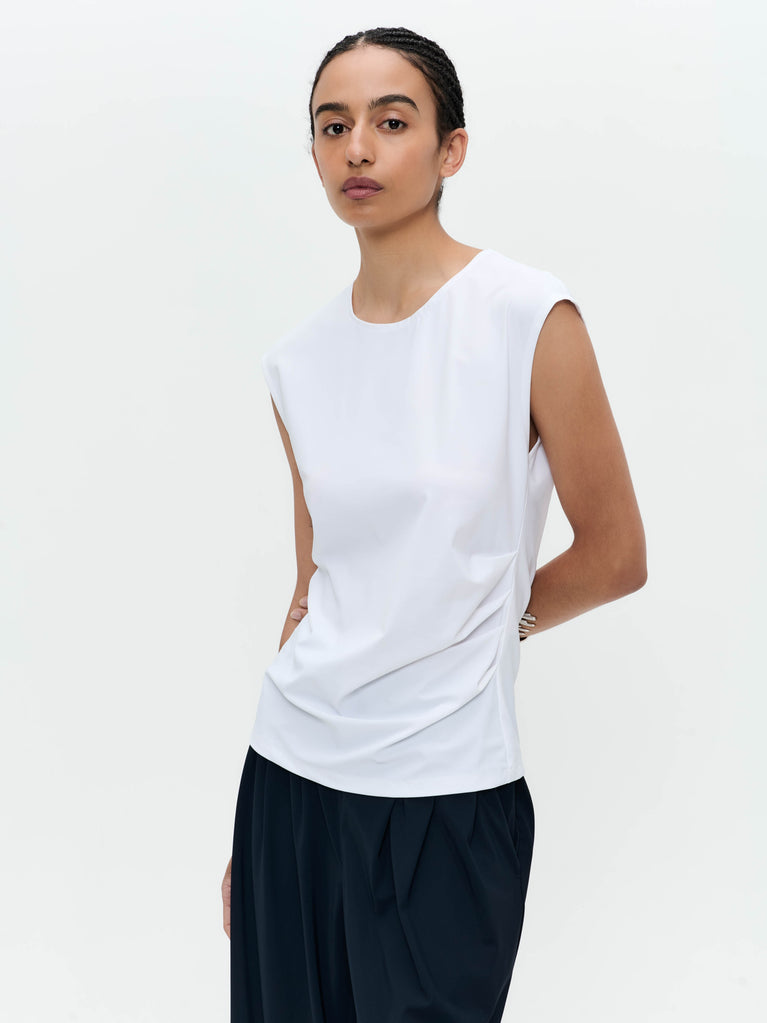 Jane Lushka Stevie Top Technical Jersey White
