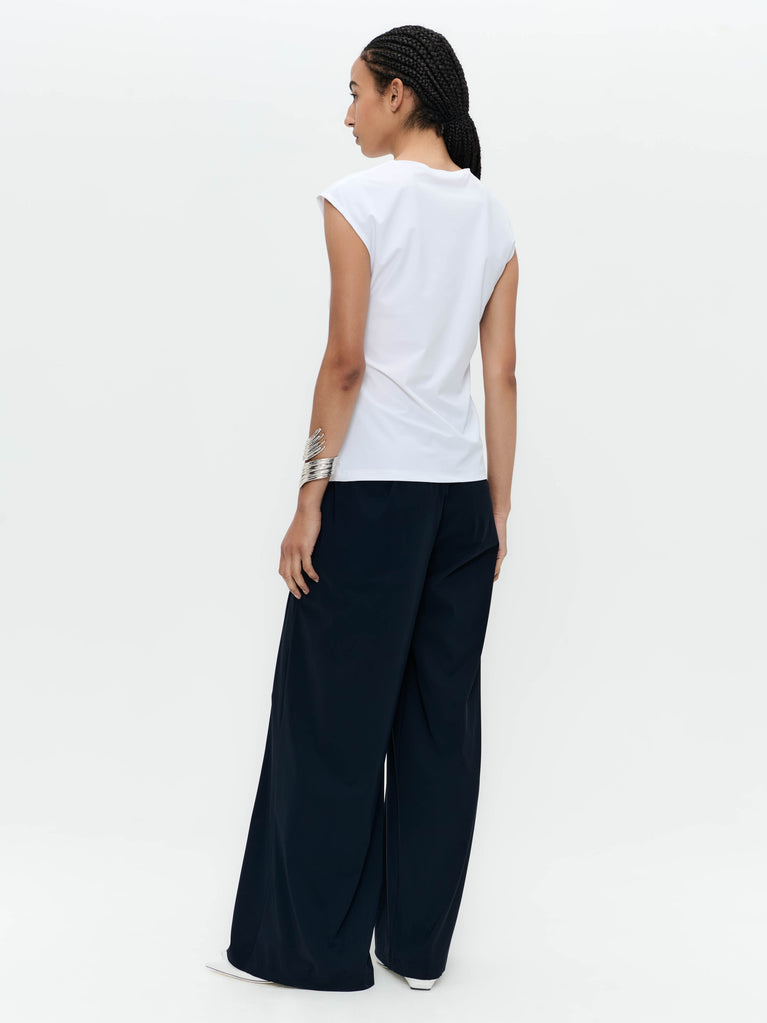 Jane Lushka Stevie Top Technical Jersey White