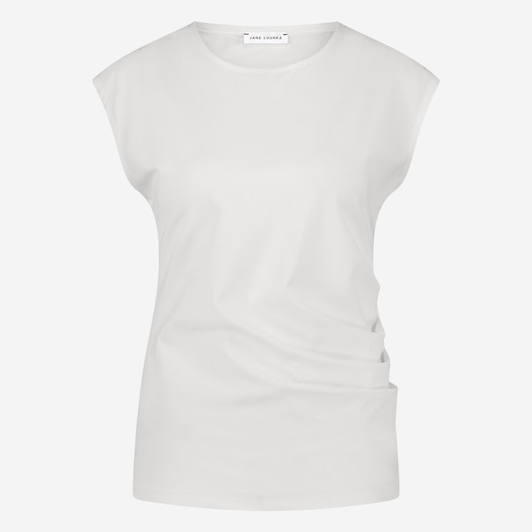 Jane Lushka Stevie Top Technical Jersey White