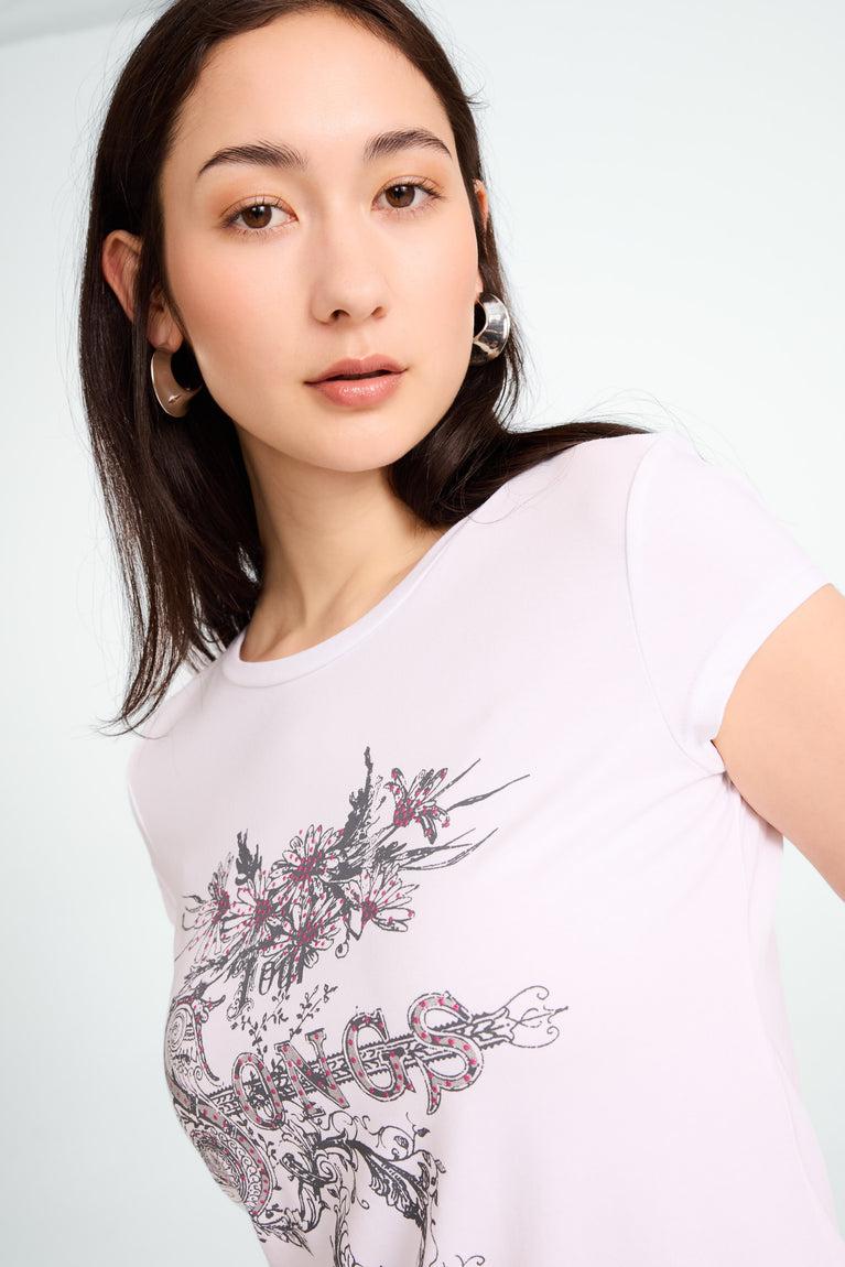 Jane Lushka T-shirt Print Cotton White