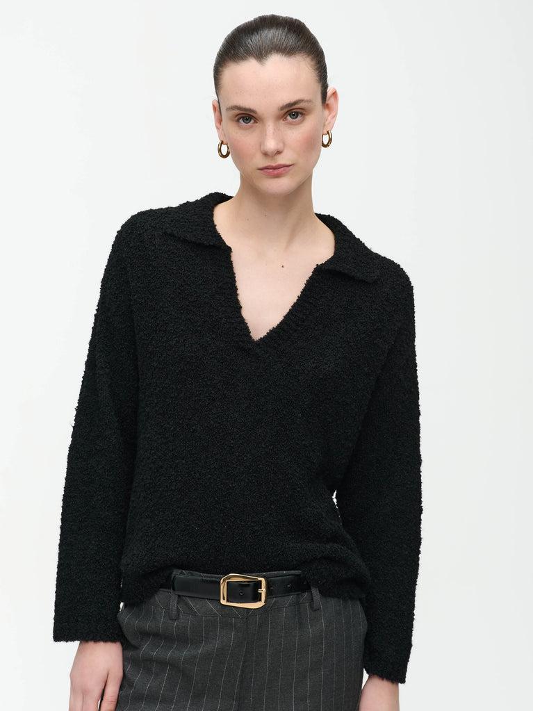 Jane Lushka Teddy Pullover Black