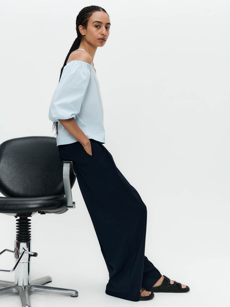 Jane Lushka Thea Pants Technical Jersey Blue