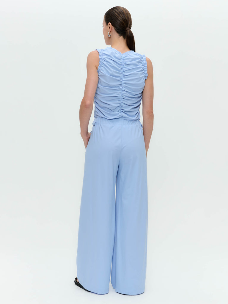 Jane Lushka Thea Pants Technical Jersey Mid Blue