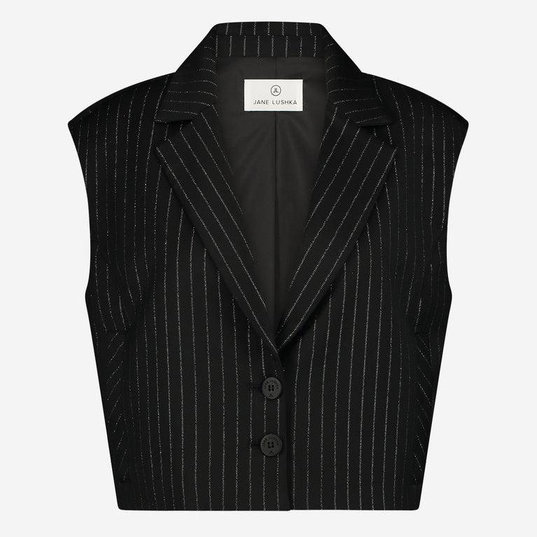 Jane Lushka Tilly Vest Black