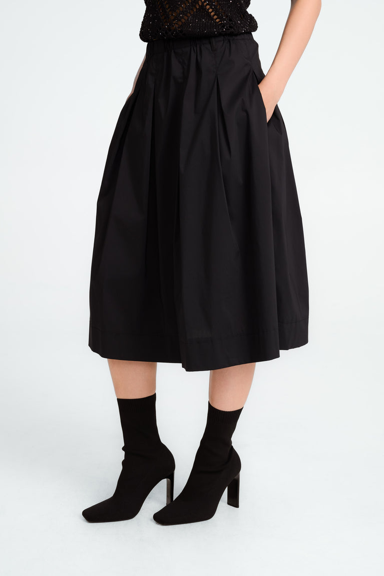 jane lushka Timy poplin skirt Black