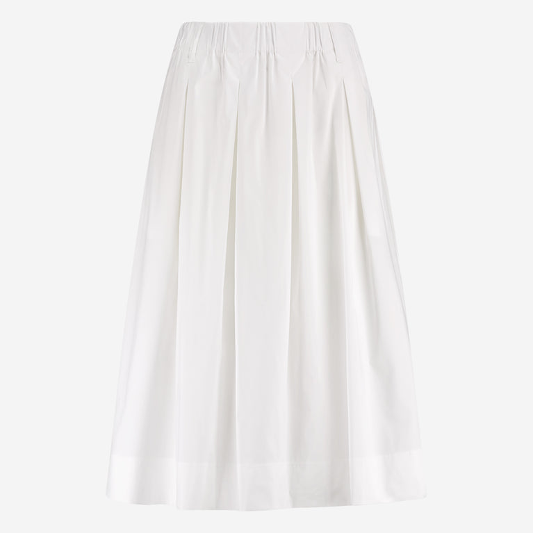 jane lushka Timy poplin skirt White