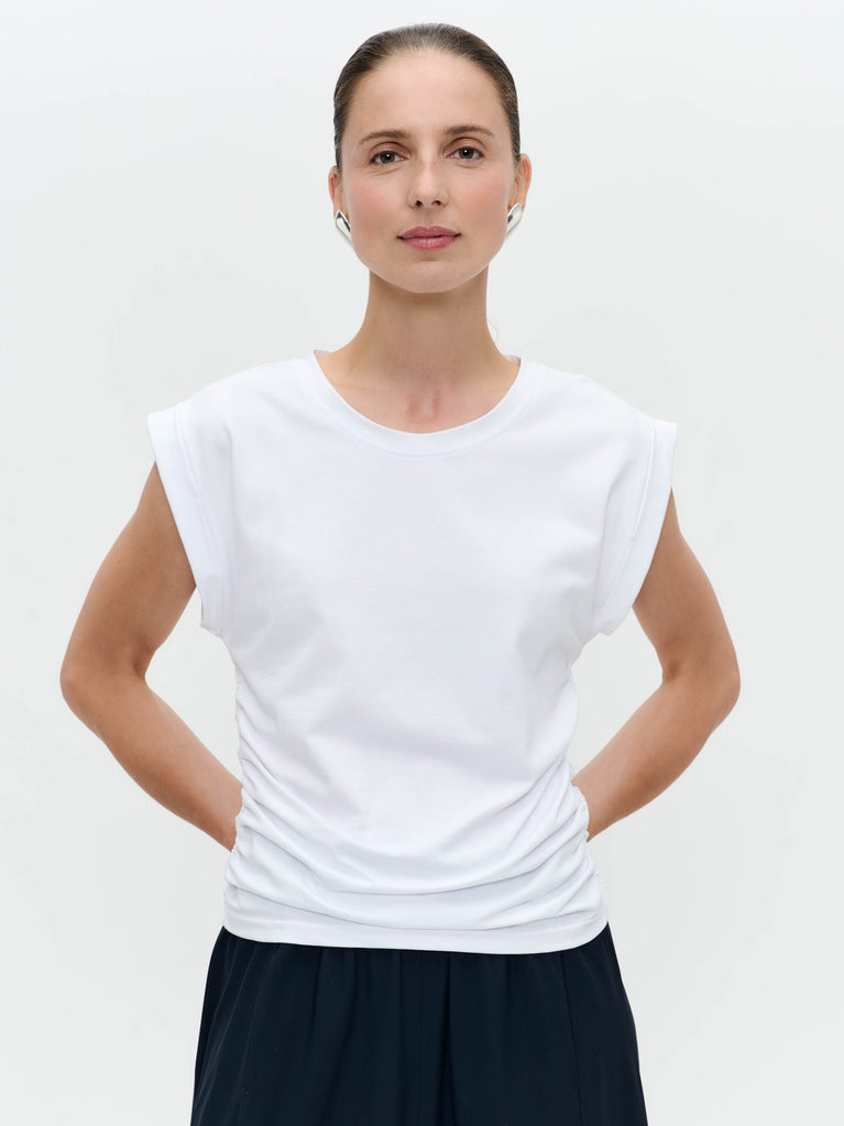Jane Lushka Top Cotton Elastane White
