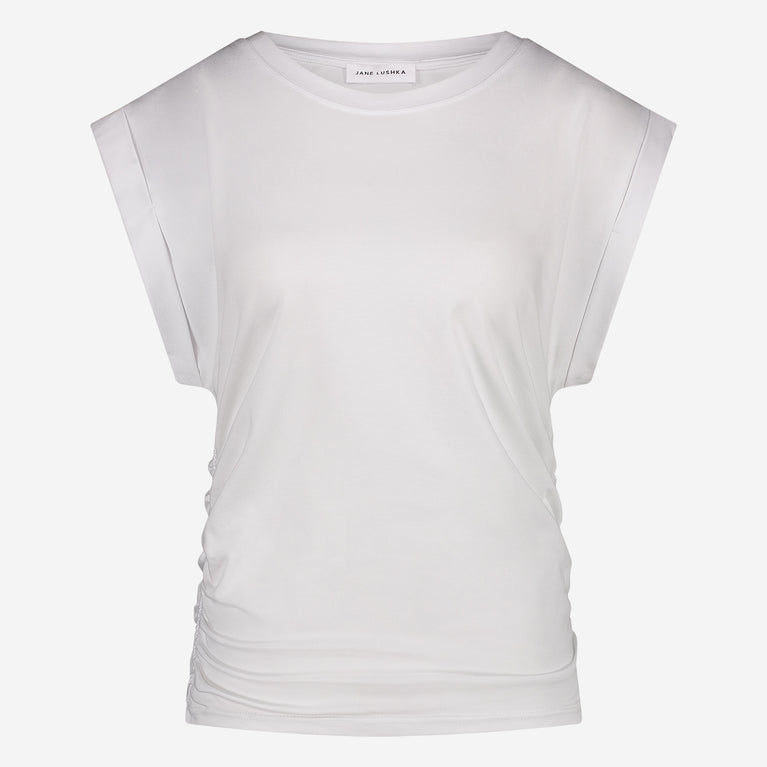Jane Lushka Top Cotton Elastane White