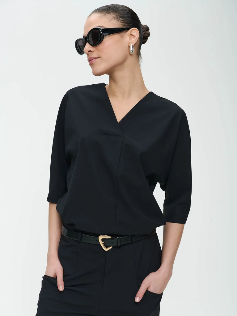 Jane Lushka Top Veda Technical Jersey Black