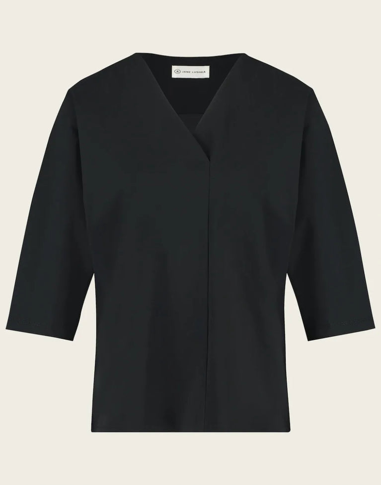 Jane Lushka Top Veda Technical Jersey Black