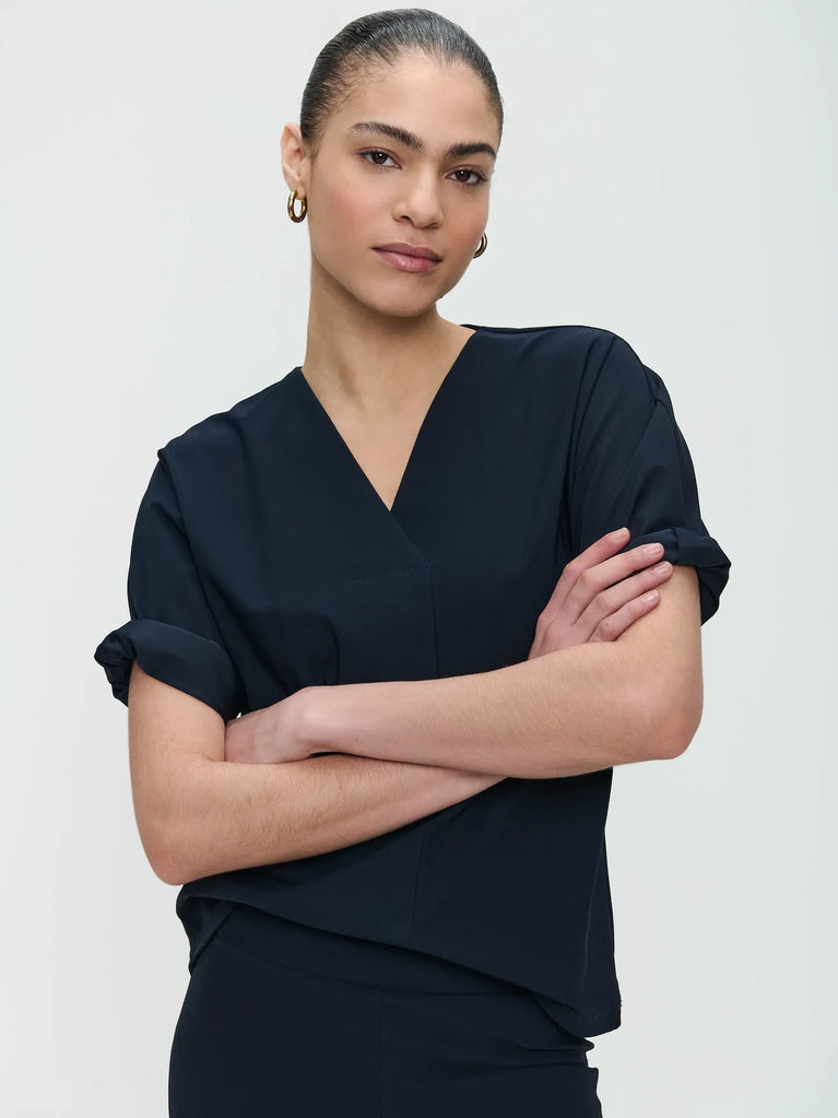 Jane Lushka Top Veda Technical Jersey Blue