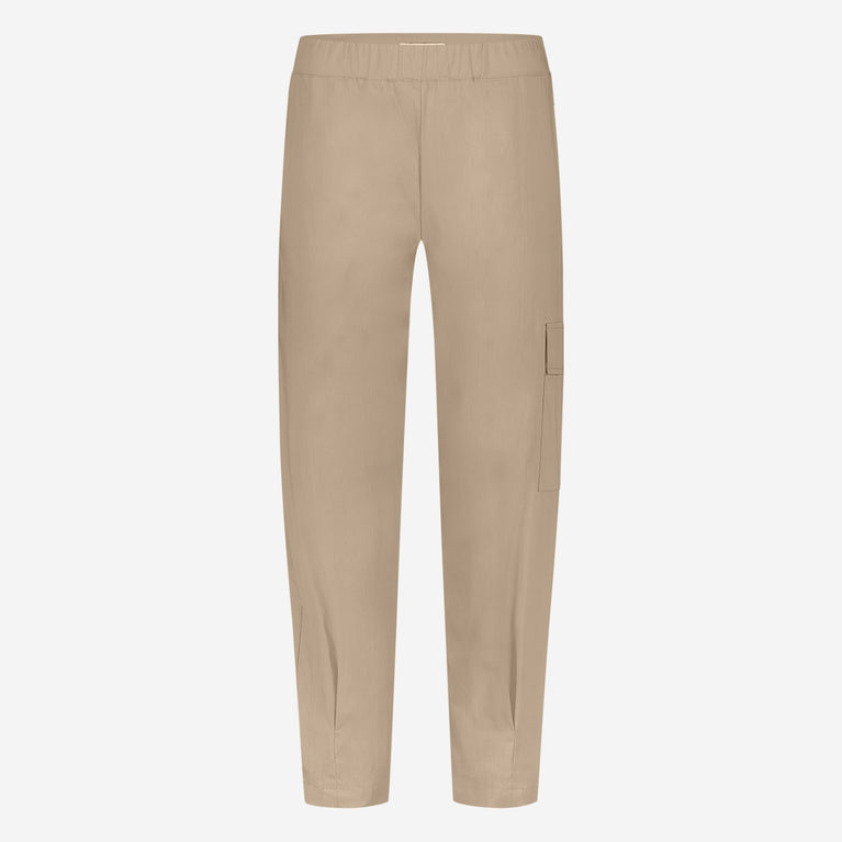 Jane Lushka Ubino Cotton Poplin Pants Beige