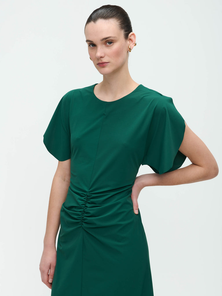 Jane Lushka Valerie Dress Technical Jersey Green