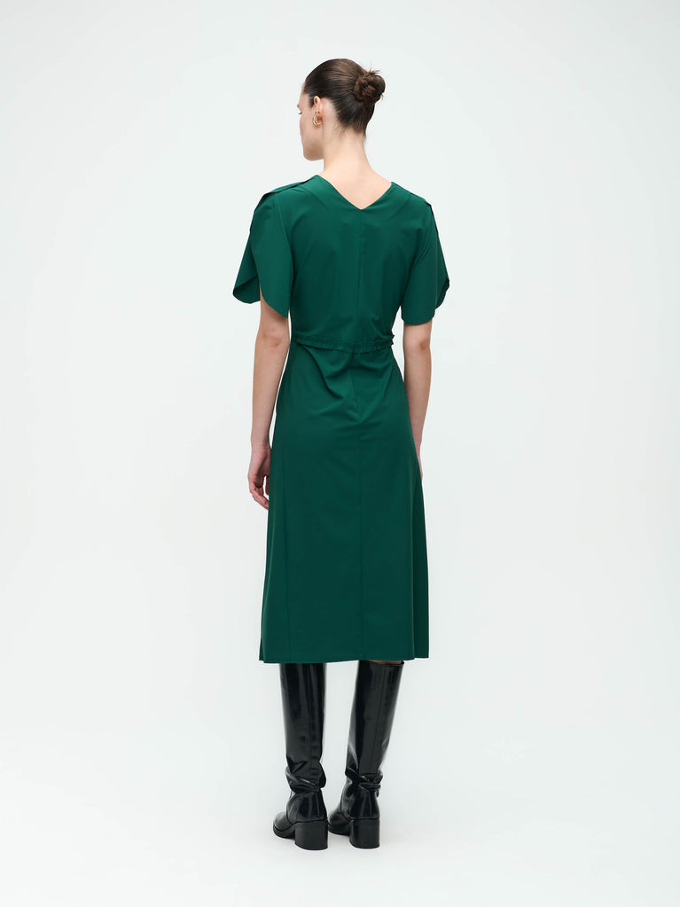 Jane Lushka Valerie Dress Technical Jersey Green