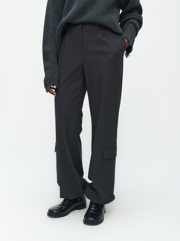 Jane Lushka Vella Pants Technical Jersey Dark Grey