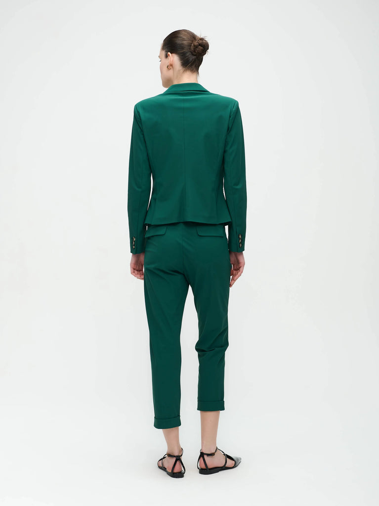 Jane Lushka Venecia Blazer Technical Jersey Green