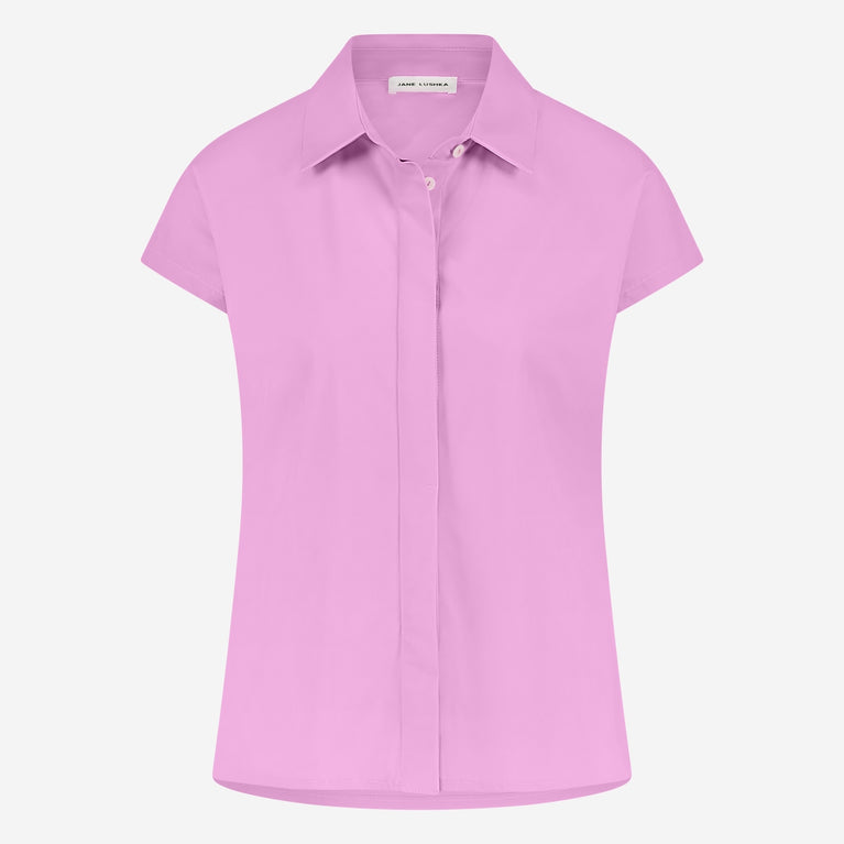 Jane Lushka Wilma Blouse Technical Jersey Pink