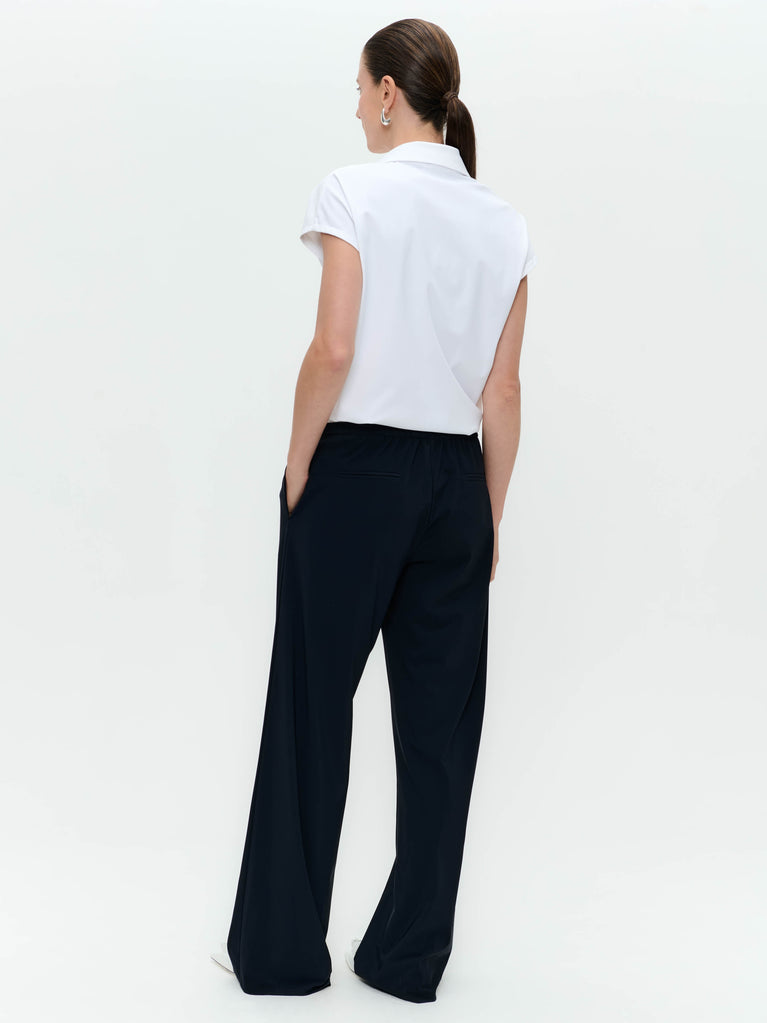 Jane Lushka Wilma Blouse Technical Jersey White