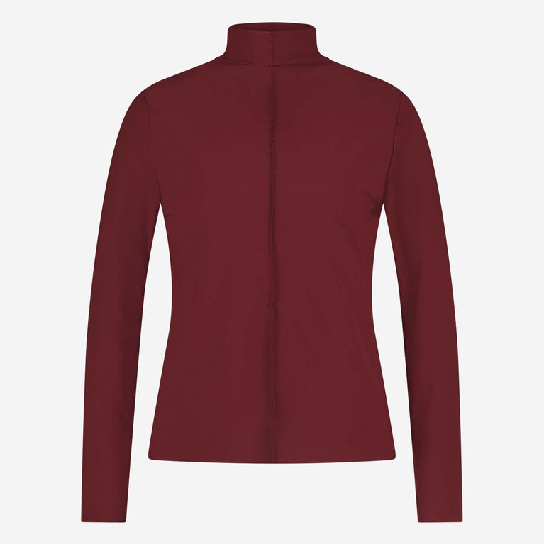 Jane Lushka Zara Top Technical Jersey Amaranto