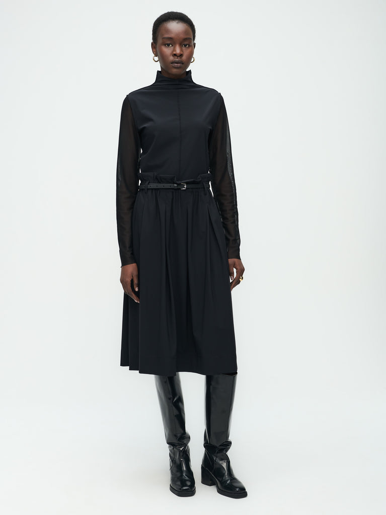 jane lushka Zara Top Technical Jersey Black