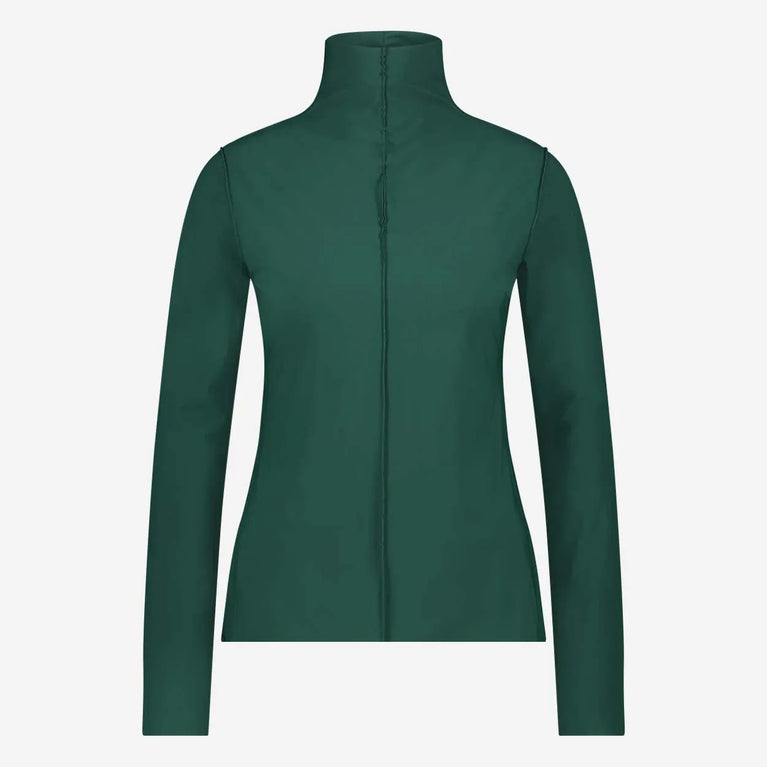 Jane Lushka Zara Top Technical Jersey Green
