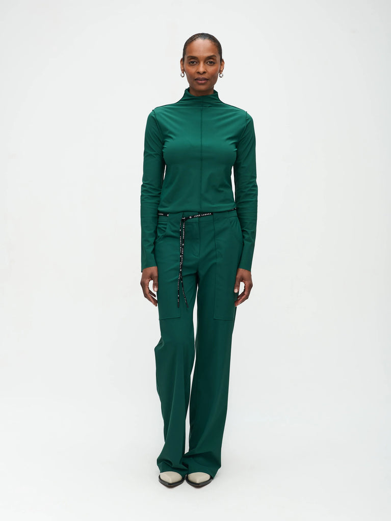 jane lushka Zara Top Technical Jersey Green
