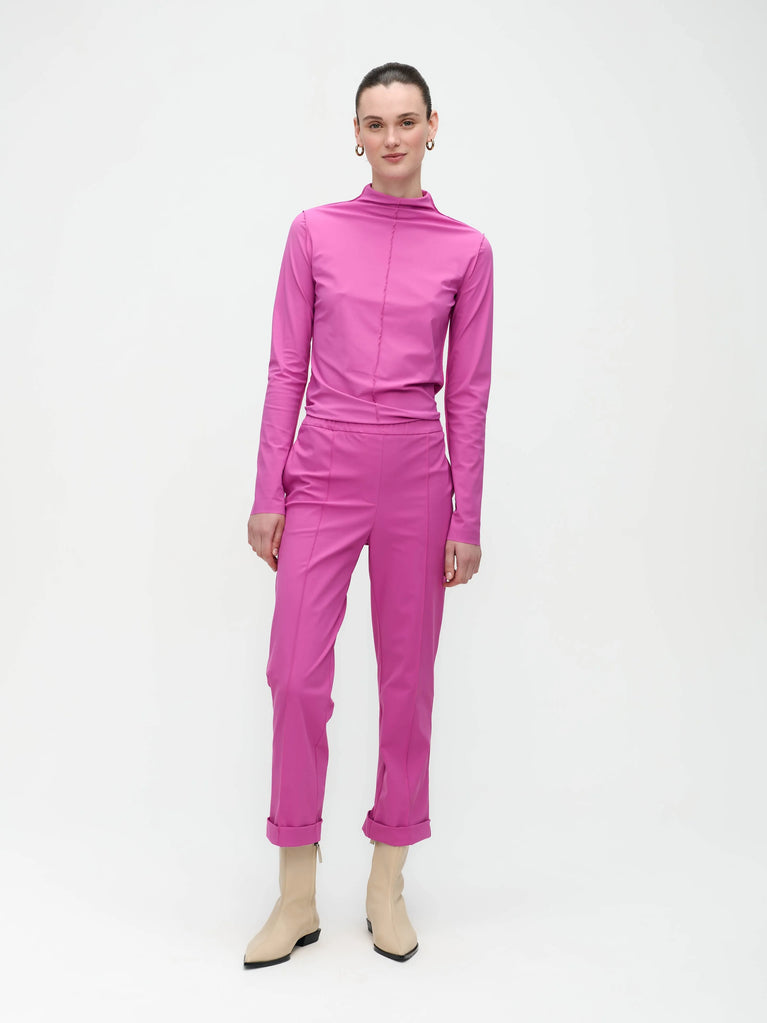 jane lushka Zara Top Technical Jersey Orchidea