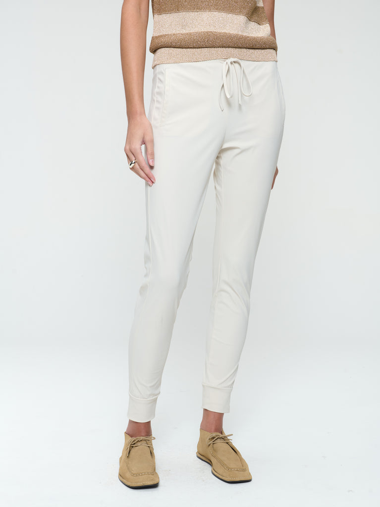 Jane Lushka John Strech Technical Jersey Pants Light Sand