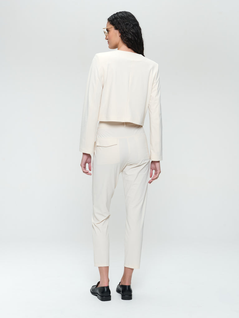 Jane Lushka Joke Blazer Technical Jersey Light Sand