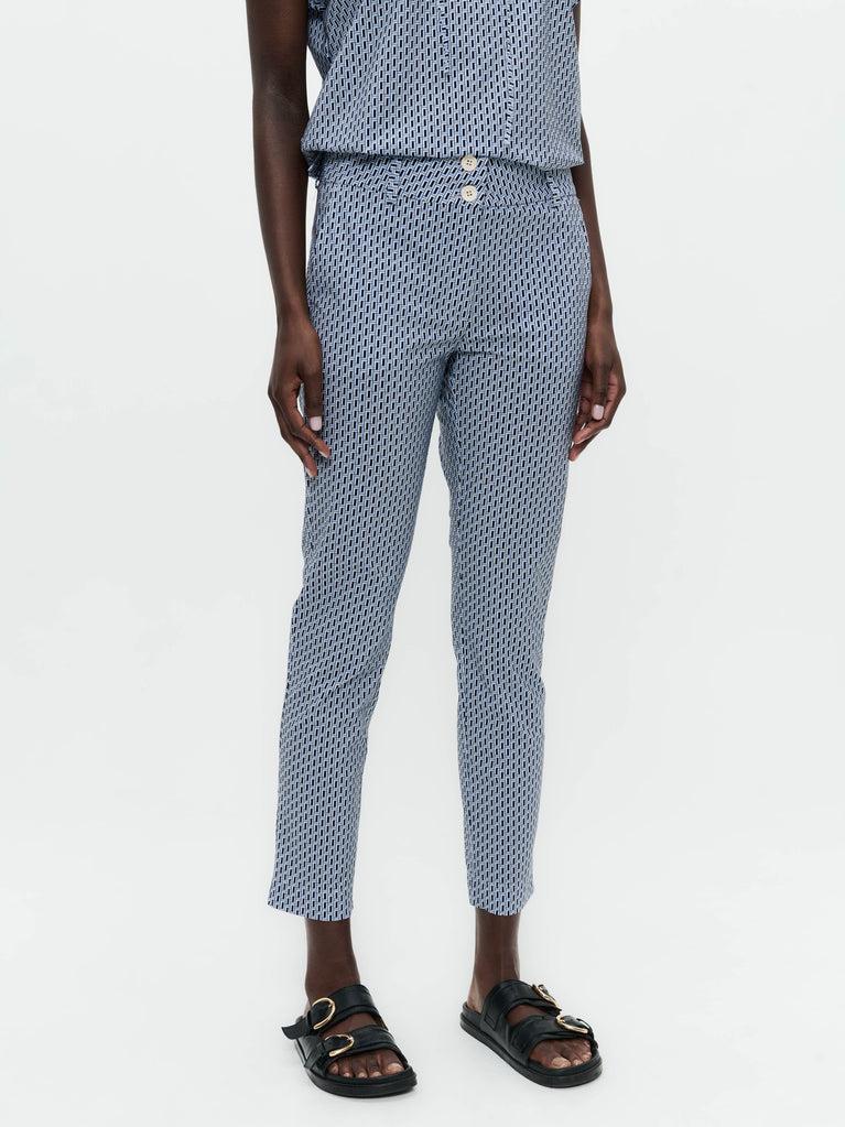 Jane Lushka Joy Pants Technical Jersey Blue Melange