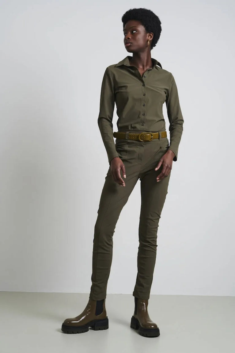 jane lushka Jumpsuit Diana easy wear Technical Jersey Army