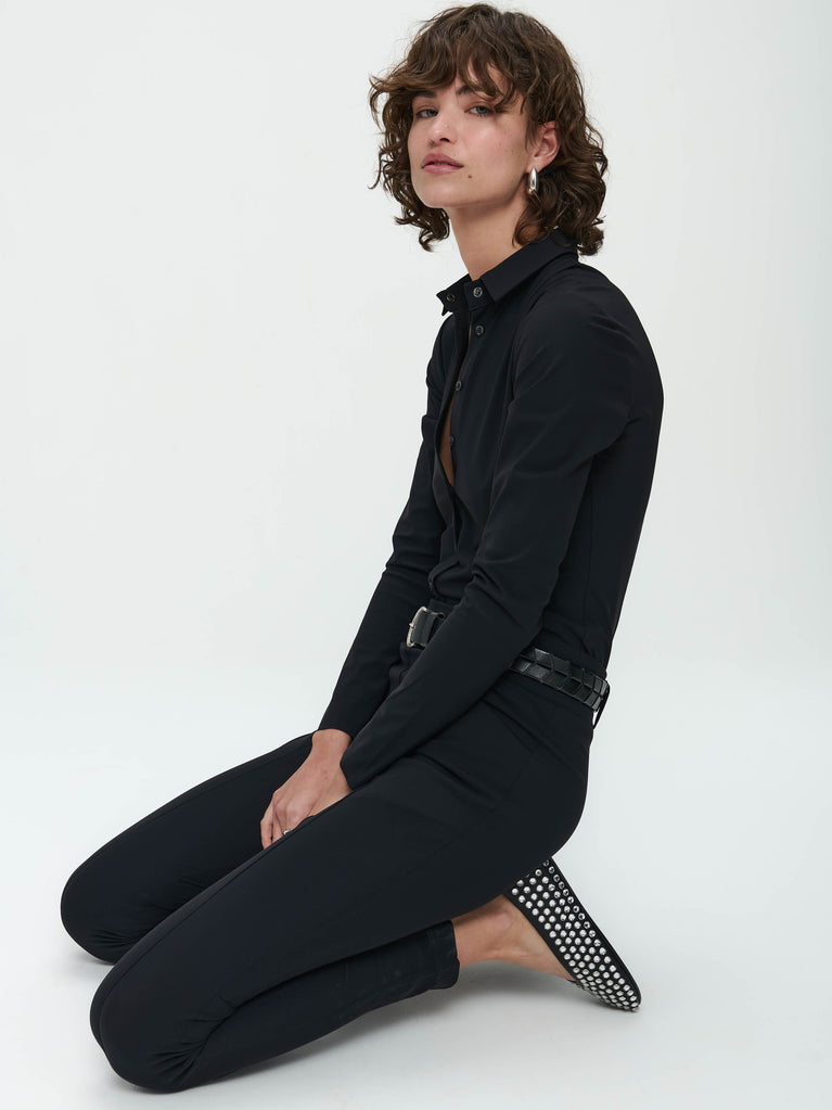 Jane Lushka Jumpsuit Diana Easy Wear Technical Jersey Black