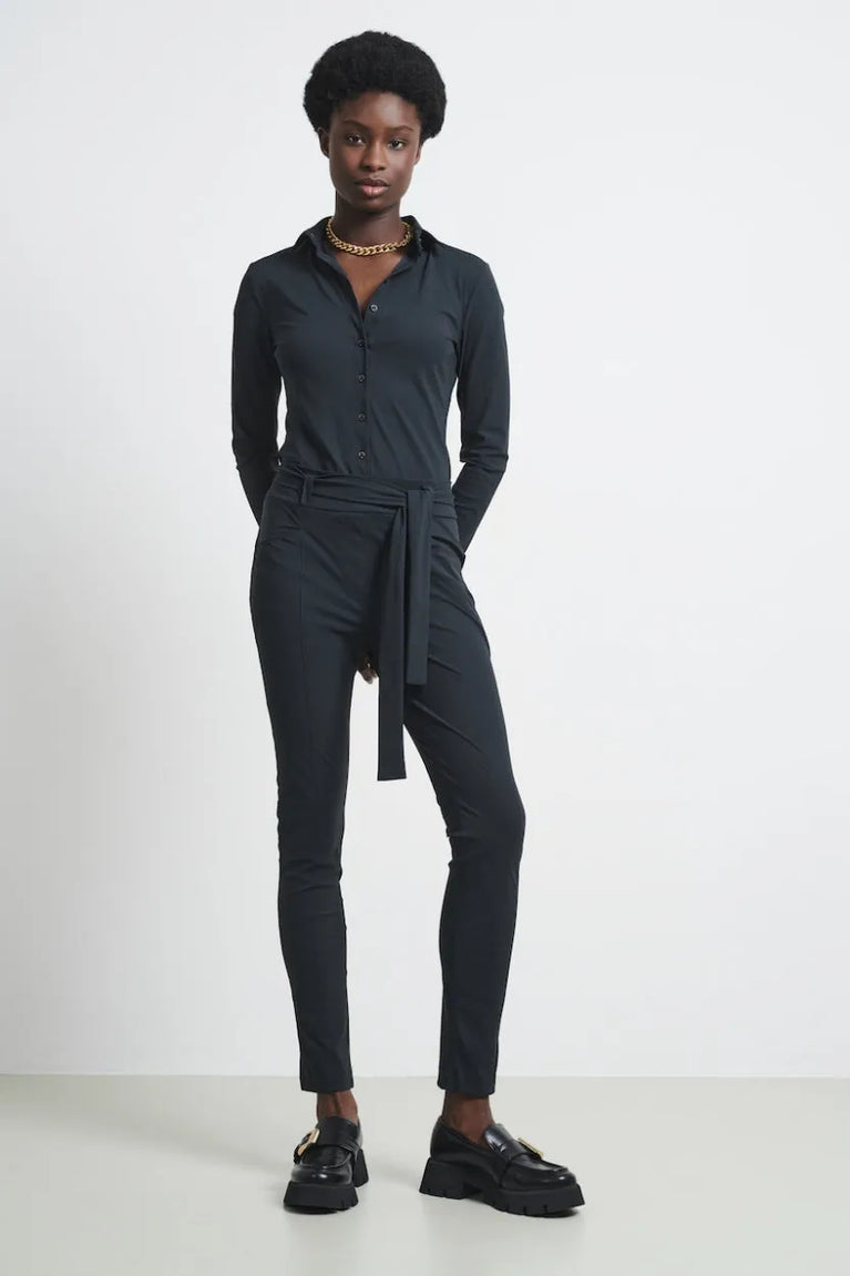 Jane Lushka Jumpsuit Diana Easy Wear Technical Jersey Grigio Notte