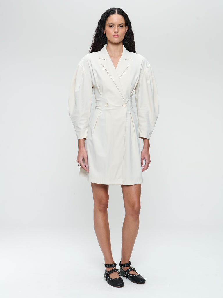 jane lushka Kansas strech tech jersey dress Light Sand