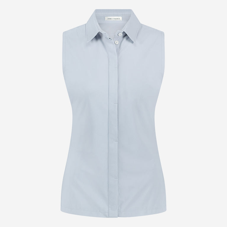 Jane Lushka Kikkie Blouse Technical Jersey WS Light Blue