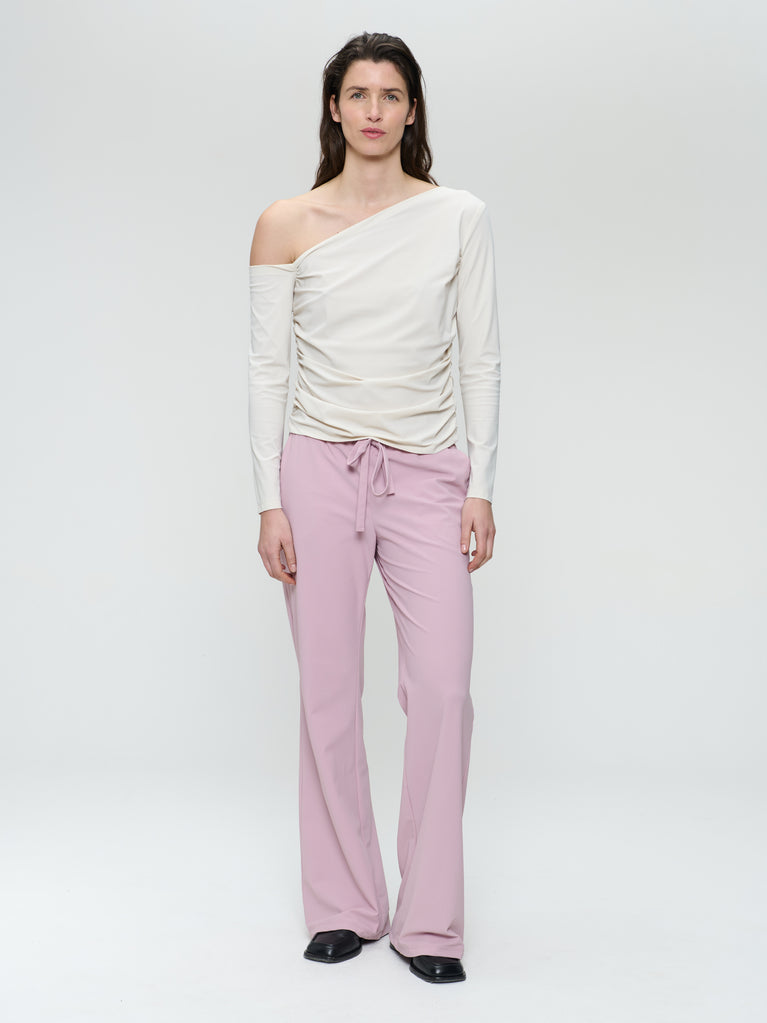 jane lushka Lidia strech technical jersey top Light Sand