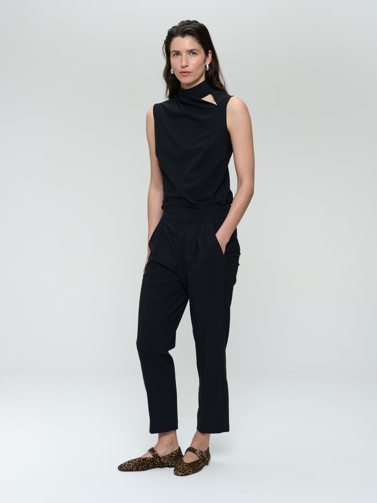 Jane Lushka Lori Strech Technical Jersey Pants Black