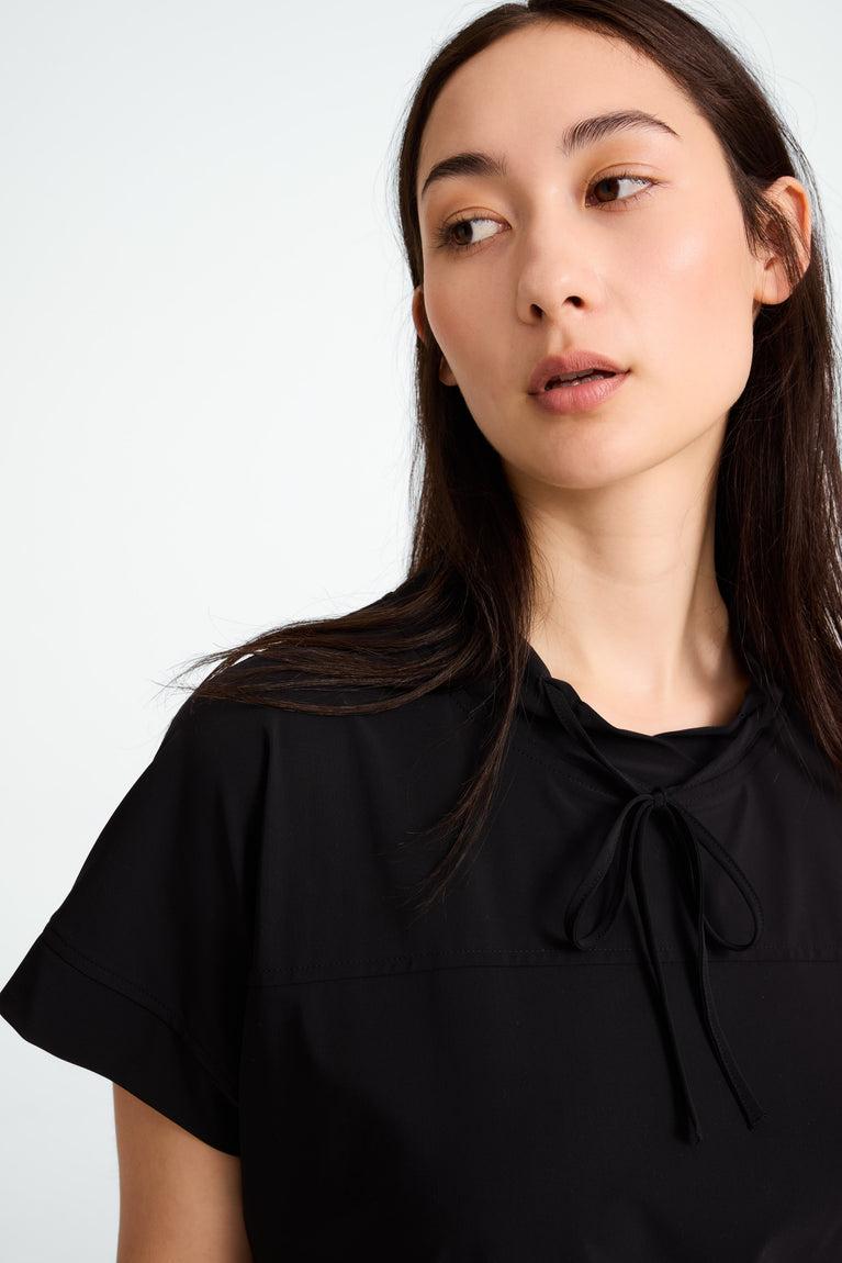 Jane Lushka Lucca Strech Technical Jersey Top Black