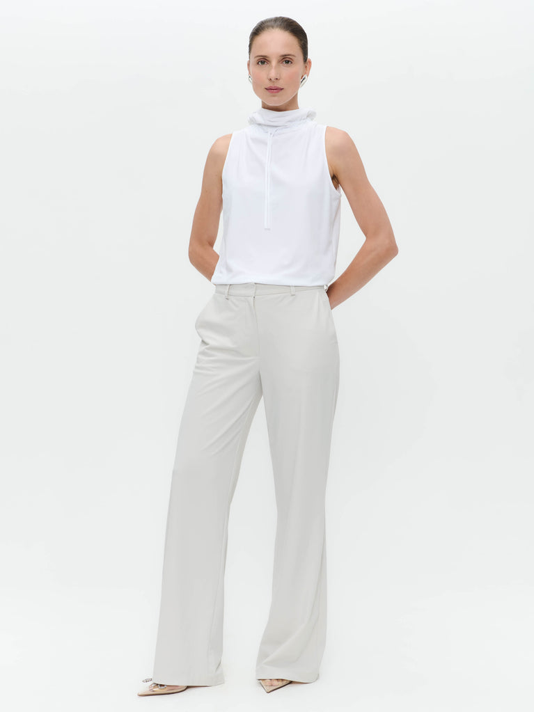 jane lushka Malvo structure technical jersey top White