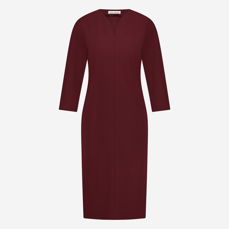 jane lushka Martina Dress Technical Jersey Amaranto