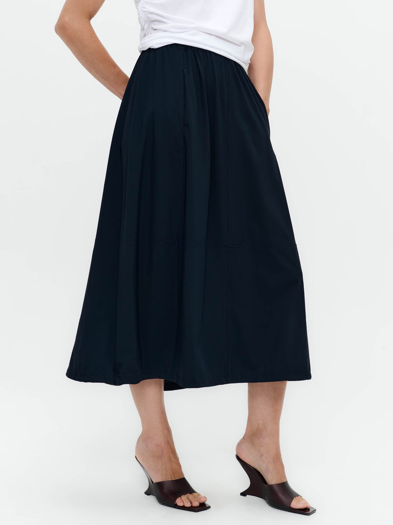 Jane Lushka Maud Strech Technical Jersey Skirt Blue