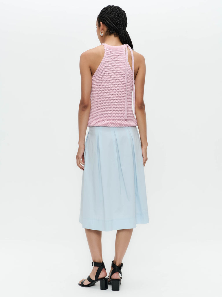 Jane Lushka Open Shoulders Cotton Viscose Top 9042 Rose