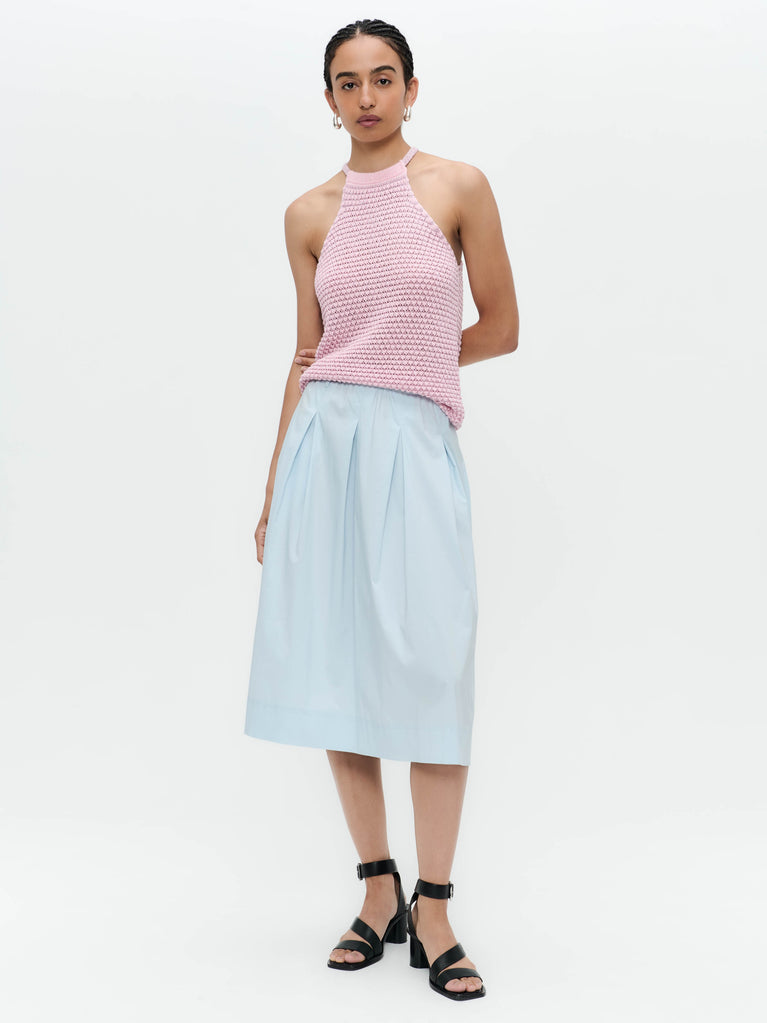 jane lushka Open shoulders cotton viscose top 9042 Rose