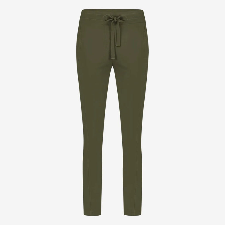 Jane Lushka Pants Anna - Skinny Fit Technical Jersey Army