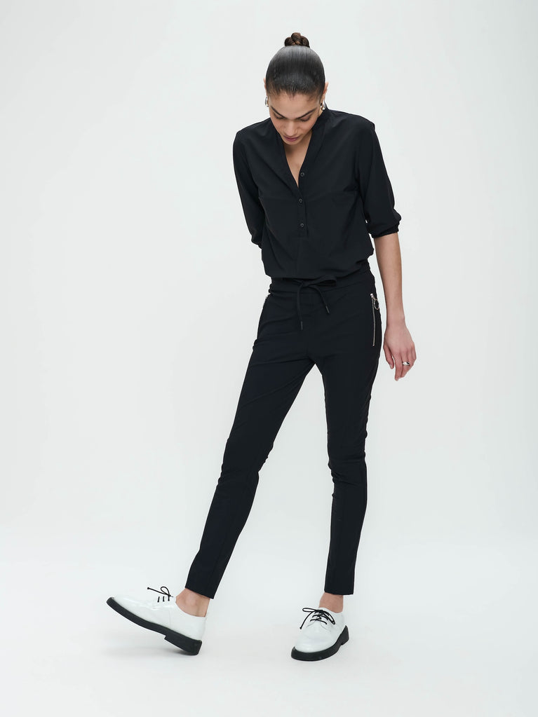 jane lushka Pants Anna - Skinny fit Technical Jersey Black