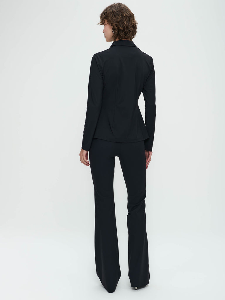 Jane Lushka Pants Eliya Easy Wear Flair Technical Jersey Black