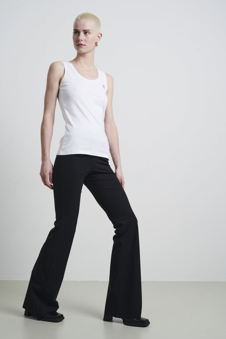 Jane Lushka Pants Eliya Easy Wear Flair Technical Jersey Black