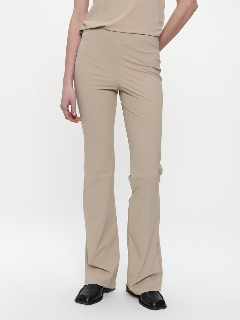Jane Lushka Pants Eliya Easy Wear Flair Technical Jersey Sand