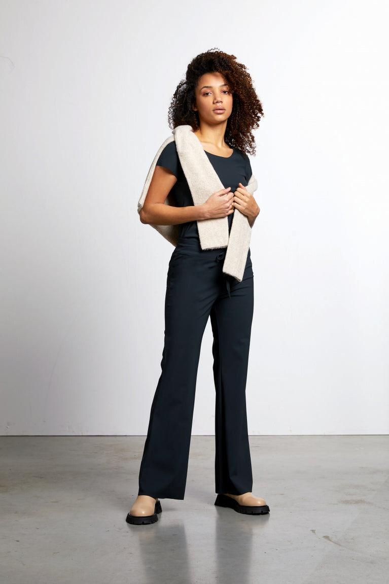 Jane Lushka Pants Jadore Technical Jersey Grigio Notte