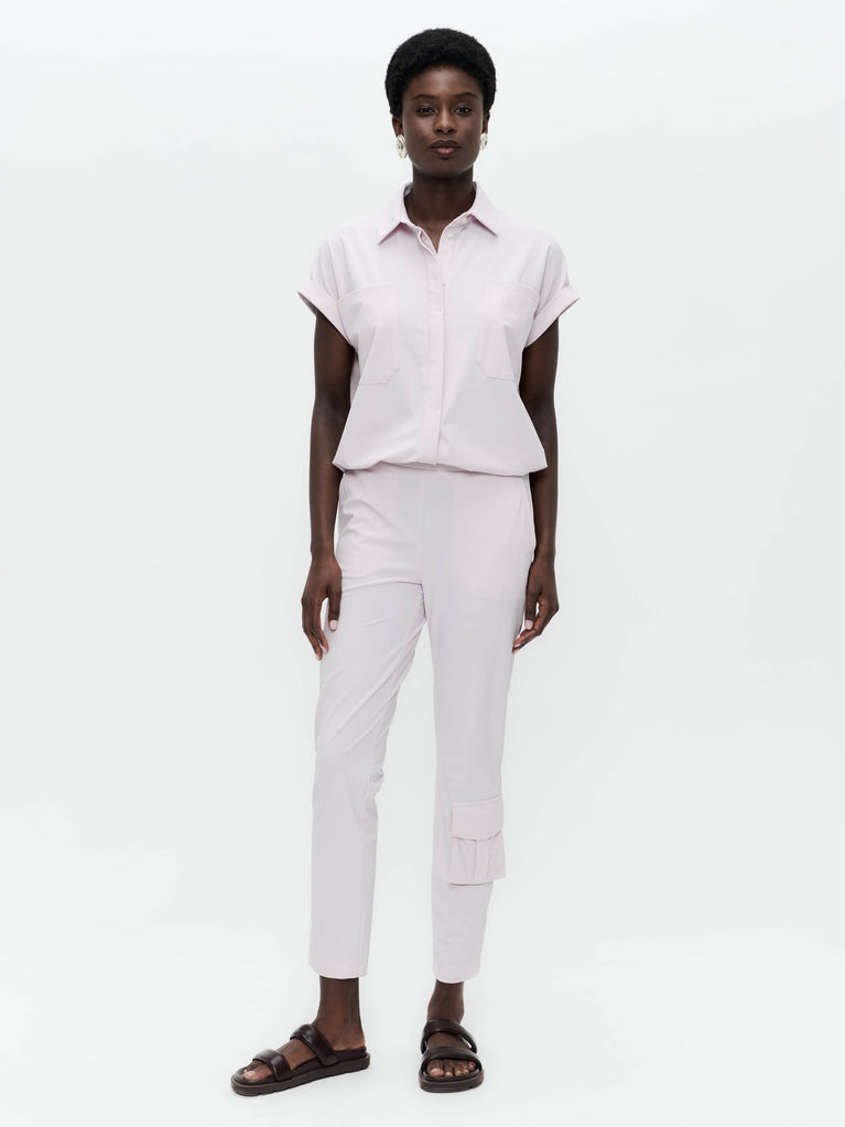 jane lushka Renate blouse technical jersey Light Pudra